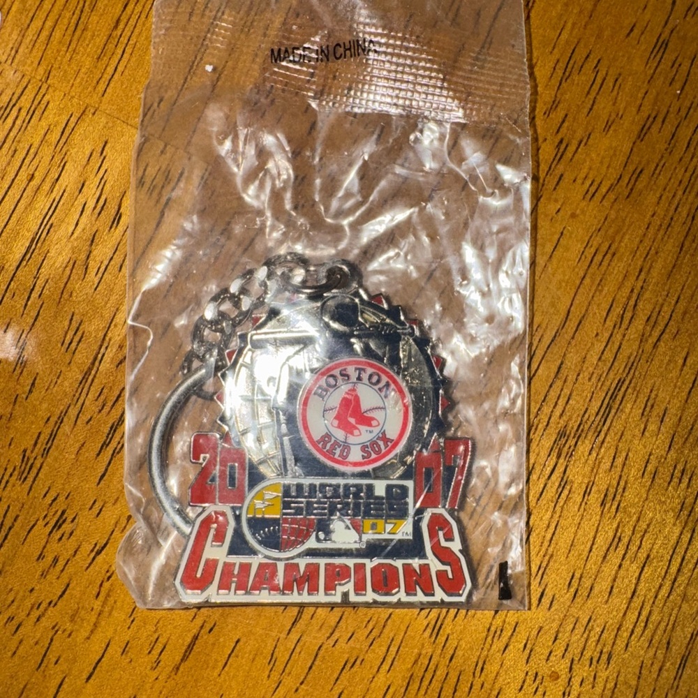 Boston Red Sox 2007 World Series Champions Keychain